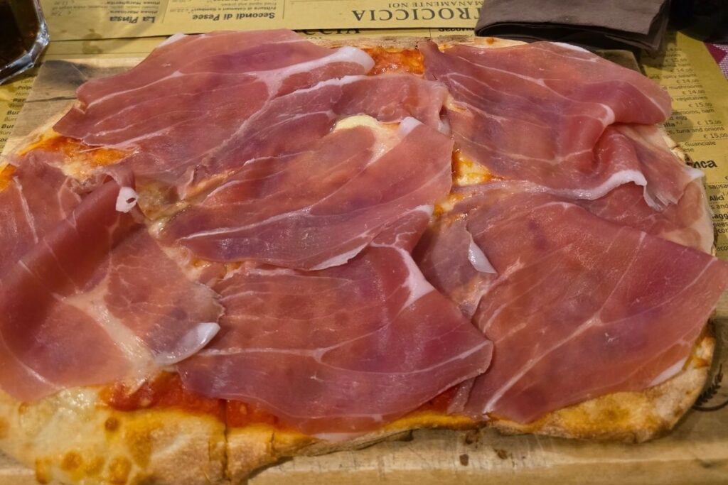 Pinsa Romana en Mastrociccia en Roma